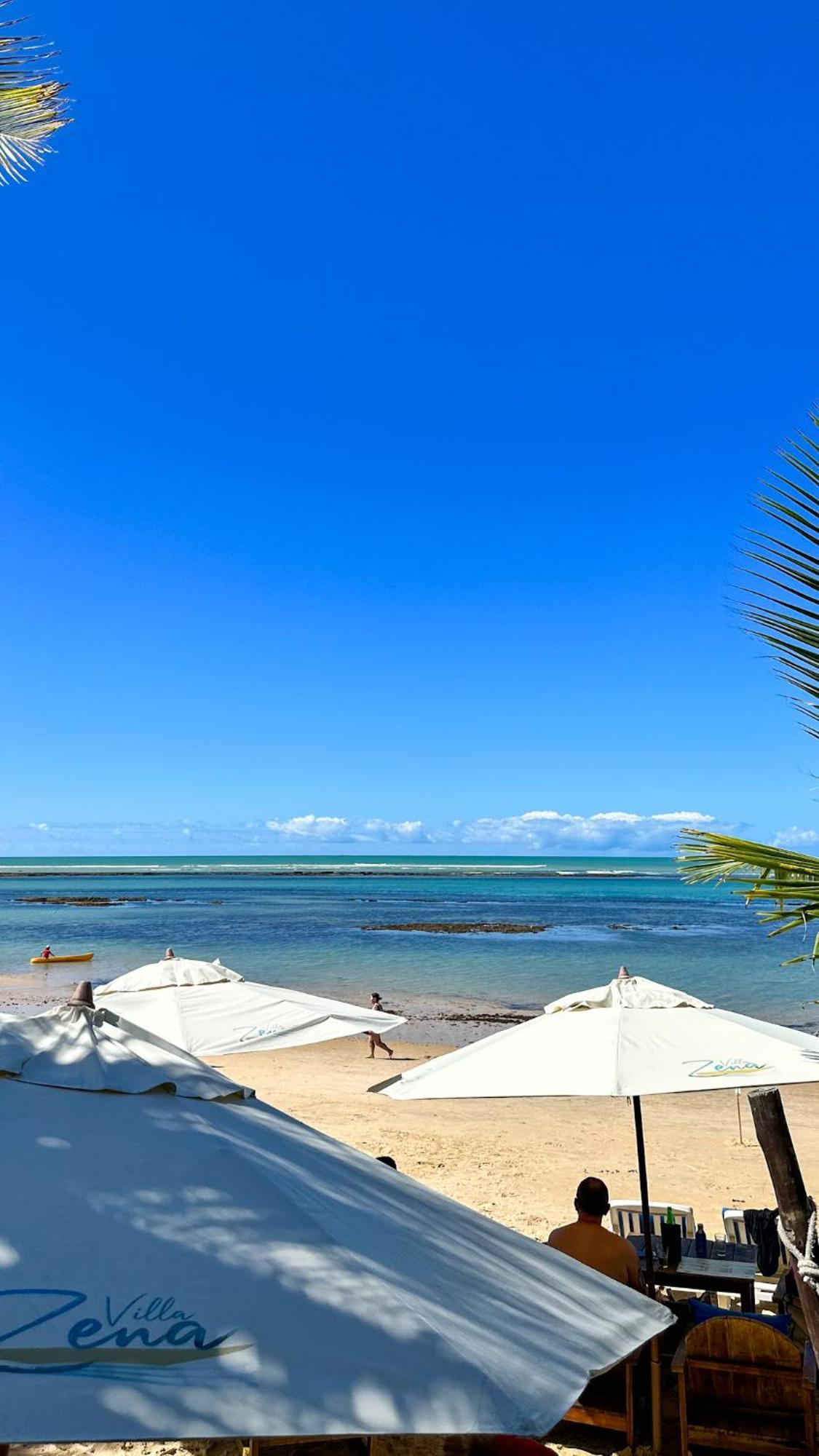Pousada Villa Zena - Frente Ao Mar - Pe Na Areia Porto Seguro Eksteriør billede